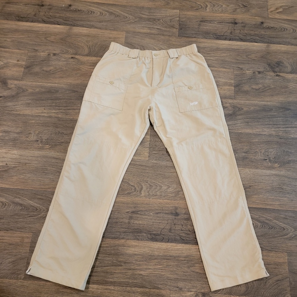 Mens Aftco Fishing Pants Cargo size 36